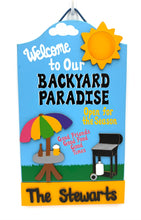 Load image into Gallery viewer, Backyard Paradise Signs