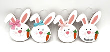 Load image into Gallery viewer, Bunny w/ Face Ornament Easter Signs
