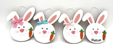 Load image into Gallery viewer, Bunny w/ Face Ornament Easter Signs