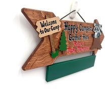 Load image into Gallery viewer, Happy Camping Arrow Signs
