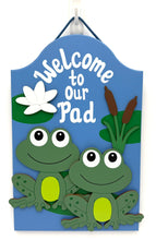 Load image into Gallery viewer, Welcome to Our Pad Frogs Signs
