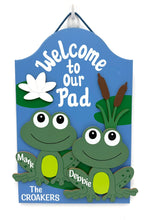 Load image into Gallery viewer, Welcome to Our Pad Frogs Signs

