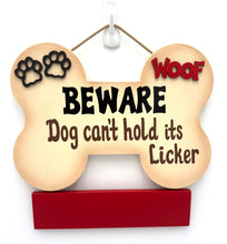 Load image into Gallery viewer, Beware Dog Bone Signs
