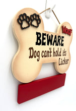 Load image into Gallery viewer, Beware Dog Bone Signs
