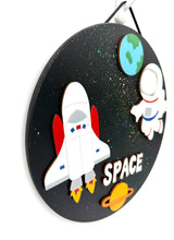 Load image into Gallery viewer, Space Theme Boy's &amp; Girl's Room Signs

