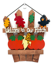 Load image into Gallery viewer, Pumpkin Fall Fence Fall Signs

