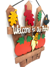 Load image into Gallery viewer, Pumpkin Fall Fence Fall Signs

