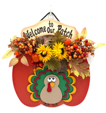 Load image into Gallery viewer, Turkey Pumpkin Fall Signs
